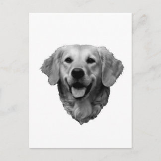 Golden Retriever Postkarte