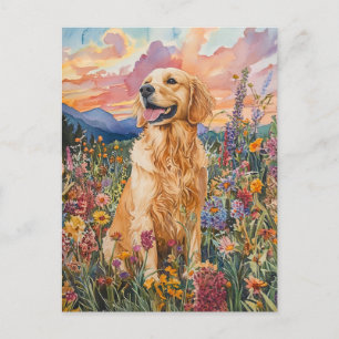 Golden Retriever - Postkarte