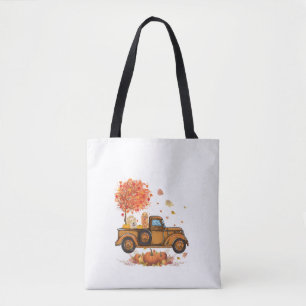 Golden Retriever Pumpkin Truck Herbstleaf Fall