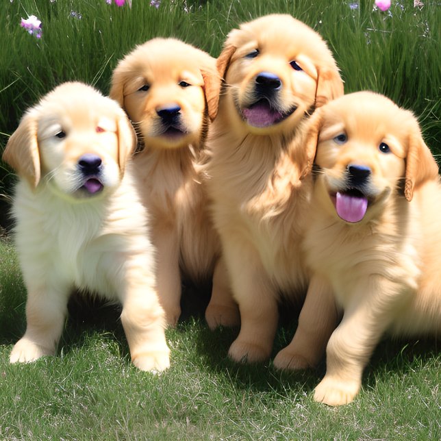 Golden Retriever Puppies Jigsaw Puzzle (Von Creator hochgeladen)
