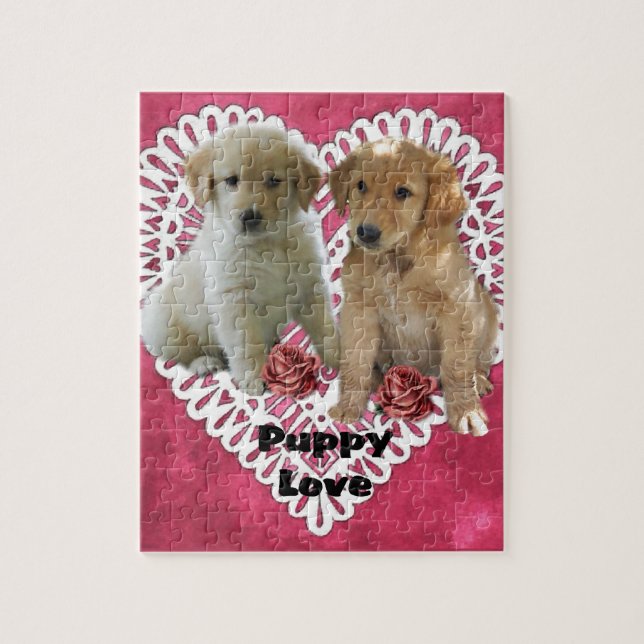 Golden Retriever Puppies Puzzle (Vertikal)