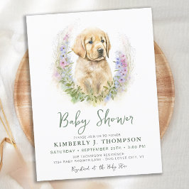Golden Retriever Puppy Dog Babydusche