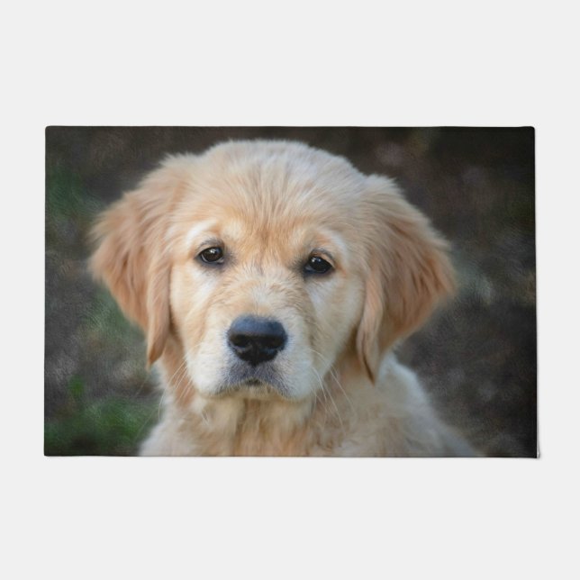 Golden Retriever Puppy Fußmatte (Vorderseite)