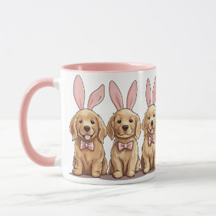 Golden Retriever Puppy Hunde Ostern Tasse