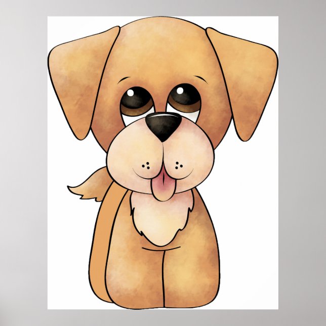 Golden Retriever Puppy Poster (Vorne)
