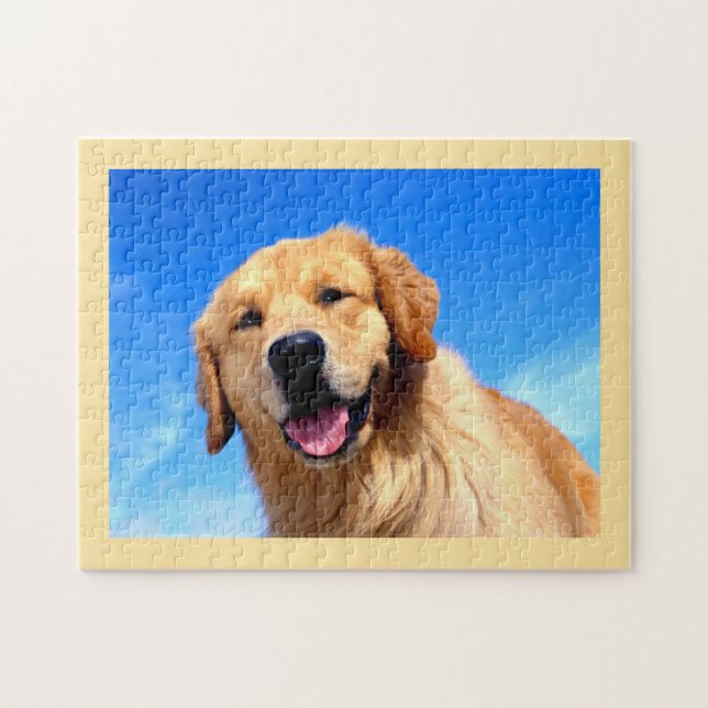 Golden Retriever Puzzle (Horizontal)