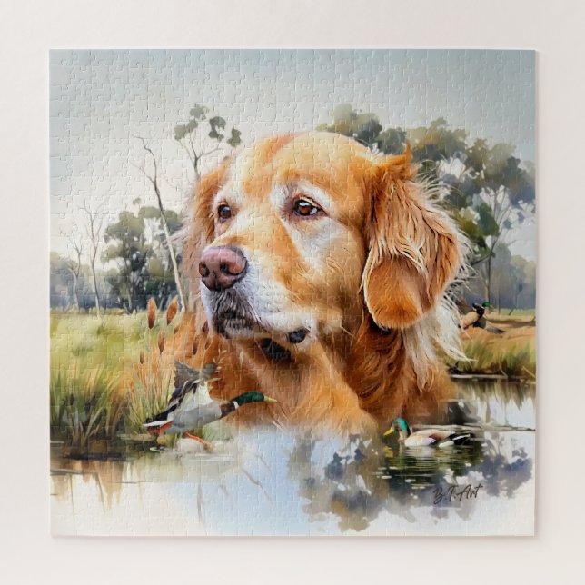 Golden Retriever Puzzle (Vertikal)