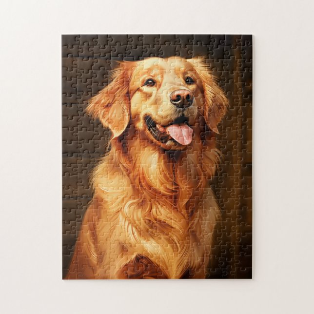 Golden Retriever Puzzle (Vertikal)