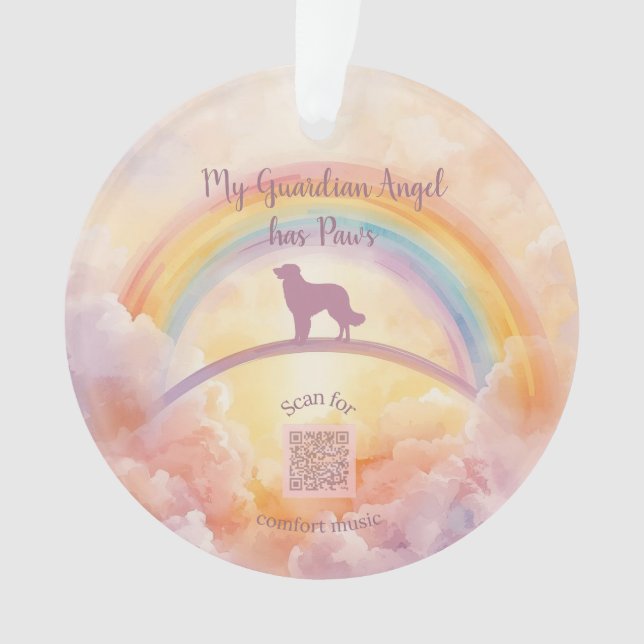  Golden Retriever Rainbow Bridge Ornament (Vorderseite)