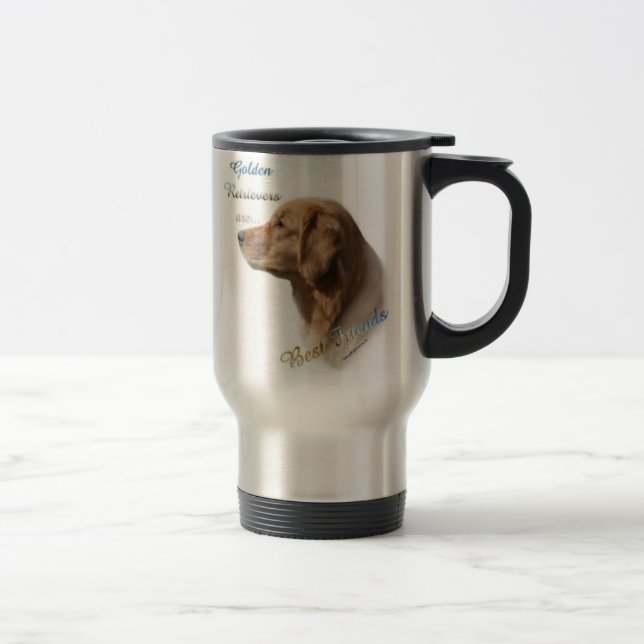 Golden Retriever Reisebecher (Rechts)
