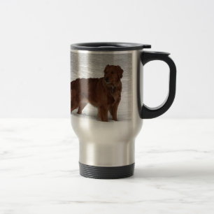 Golden retriever reisebecher