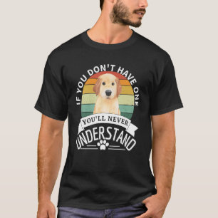 Golden Retriever Retro Vintag - Hundeliebhaber für T-Shirt