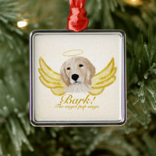 Golden Retriever Runde Weihnachtsschmuck