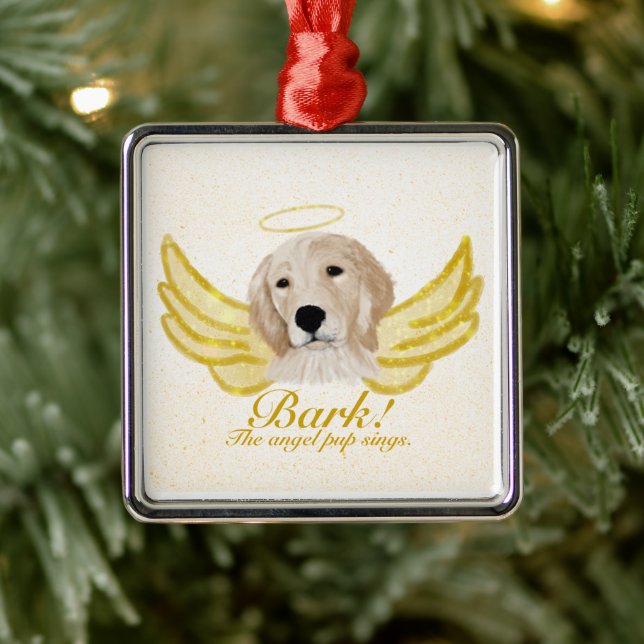 Golden Retriever Runde Weihnachtsschmuck (Baum)