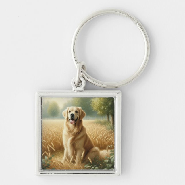 Golden Retriever Schlüsselanhänger (Vorne)