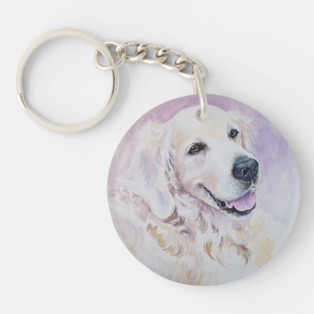 Golden retriever schlüsselanhänger (Vorderseite)