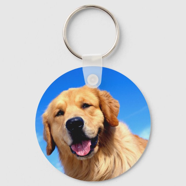 Golden Retriever Schlüsselanhänger (Vorderseite)