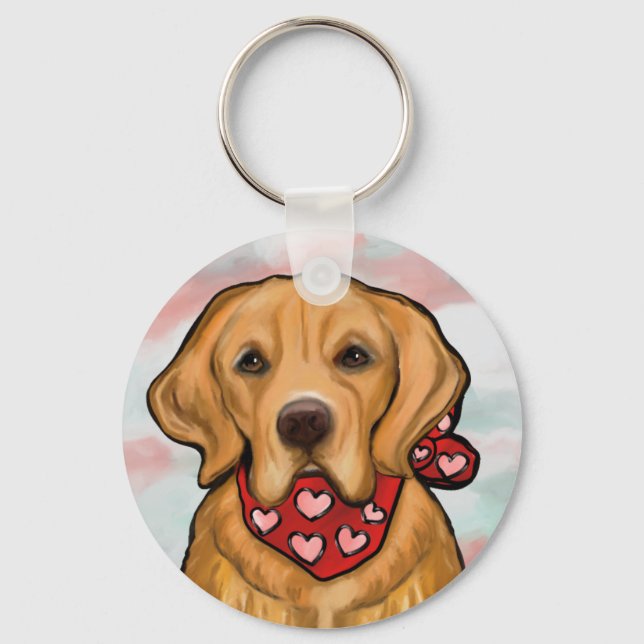 Golden Retriever Schlüsselanhänger (Vorderseite)