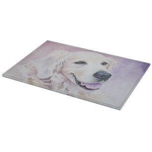 Golden retriever schneidebrett