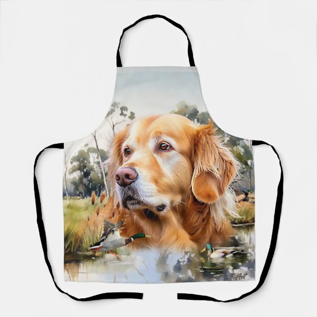 Golden Retriever Schürze (Vorderseite)