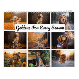 Golden Retriever Season Calandar Kalender