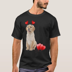 Golden Retriever So Süße Herzen Ballon T-Shirt