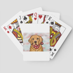 Golden Retriever Spielkarten