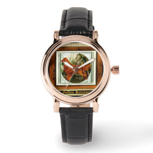 Golden Retriever Sportgeschenke Armbanduhr