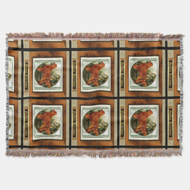 Golden Retriever Sporting Dog Decke (Vorderseite)