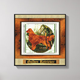 Golden Retriever Sporting Dog Leinwanddruck