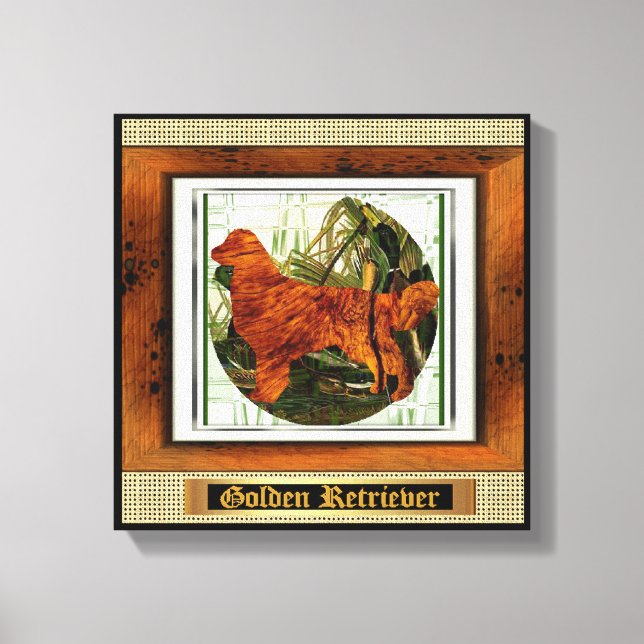 Golden Retriever Sporting Dog Leinwanddruck (Vorderseite)