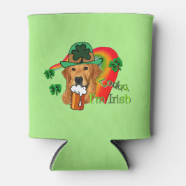 Golden Retriever St Patricks Day Geschenke Dosenkühler