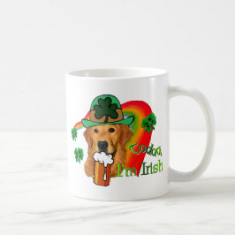Golden Retriever St Patricks Day Tasse