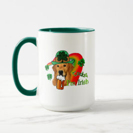 Golden Retriever St Patricks Day Tasse