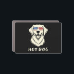 Golden Retriever Sun Glasses 4th Of July Hot(-)dog Auto Magnet<br><div class="desc">Golden Retriever Sun Glasses 4th Of July Hot(-)dog</div>