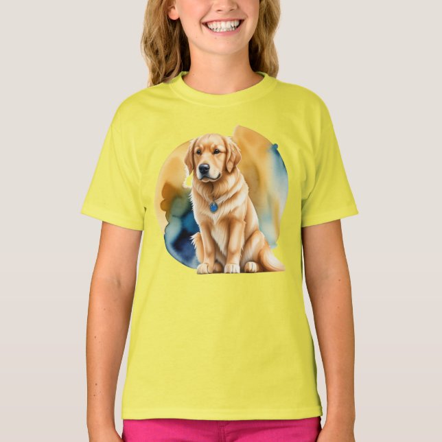 Golden Retriever T-Shirt (Vorderseite)