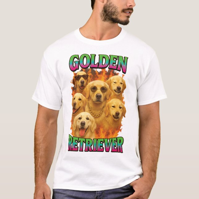 Golden Retriever T-Shirt (Vorderseite)