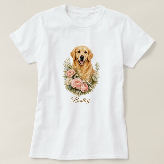 Golden Retriever T-Shirt (Design vorne)