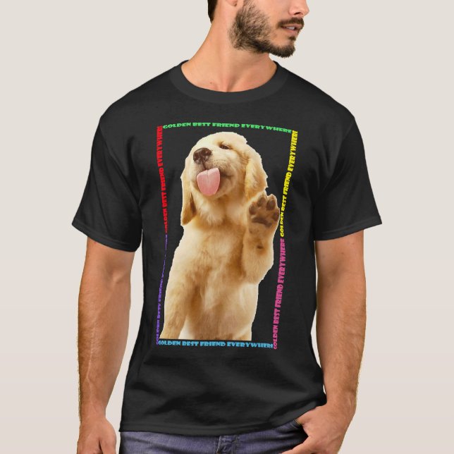 Golden Retriever T-Shirt (Vorderseite)