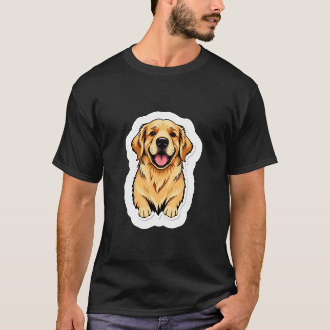Golden Retriever T - Shirt (Vorderseite)