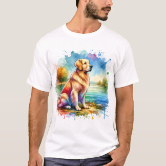 Golden-Retriever-T-Shirt T-Shirt