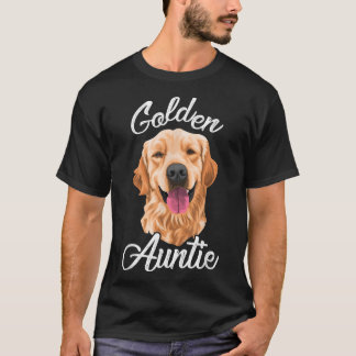 Golden Retriever Tante for Women Mother Hund Pet  T-Shirt