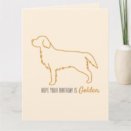Golden Retriever Taschentuchpapier  Karte