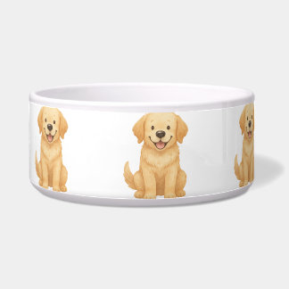 Golden Retriever Tasse – Süße Wasserfarbe Hundelie Napf