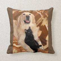 Golden Retriever Throw Kissen
