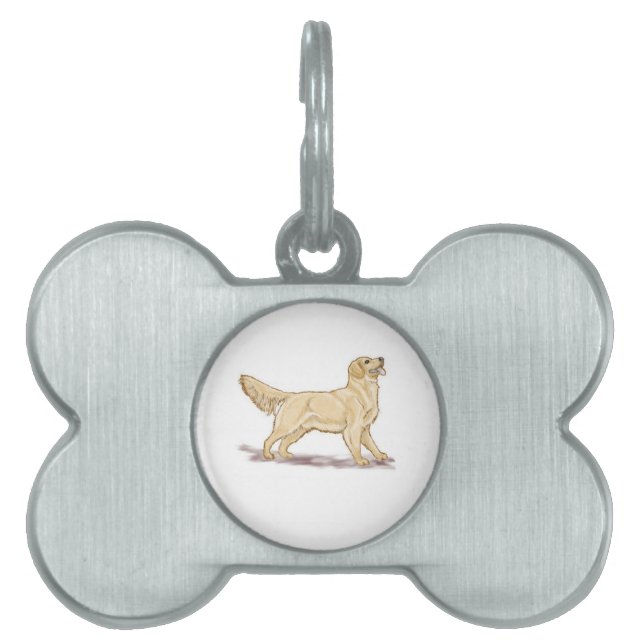 Golden Retriever Tiermarke (Vorderseite)
