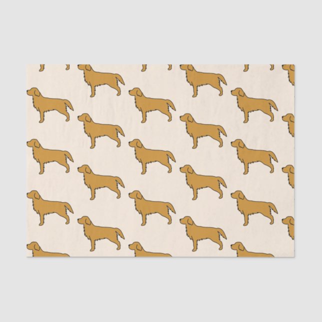 Golden Retriever Tissue Paper  Seidenpapier (Vorderseite)