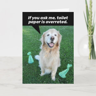 Golden Retriever TP Encouragement Card Karte