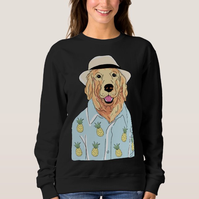 Golden Retriever Tragekleidung Sweatshirt (Vorderseite)