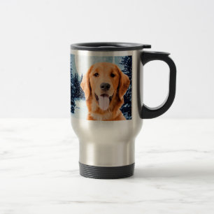 Golden Retriever Travel Mug Reisebecher